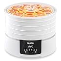 COSORI Food Dehydrator Machine for Jerky, 5 BPA-Free Trays Dryer with 48H Timer and 165°F Temperature Control, for Fruit, Herbs, Meat, Veggies and Dog Treats, Butter Warmer for Chocolate or Cheese