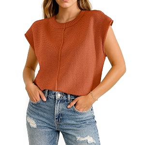 COSSEN Womens Summer Cap Sleeve Tops Trendy
