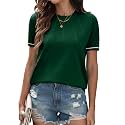 COSSEN Womens Summer Cap Sleeve Tops Trendy