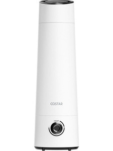 costar 6l large capacity humidifier ultra-quiet auto-shut off cold  cough relief room air purifier white