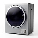 COSTWAY 1.5 Cu.ft. Portable Clothes Dryer,850W Compact Laundry Dryer,Silver
