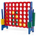COSTWAY Giant 4-in-a-Row Game Set, Jumbo 4-to-Score for Kids and Adults