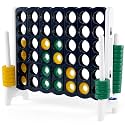 COSTWAY Giant 4-in-a-Row Game Set, Jumbo 4-to-Score for Kids and Adults
