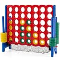 COSTWAY Giant 4-in-a-Row Game Set, Jumbo 4-to-Score for Kids and Adults