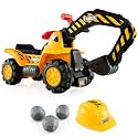 Costzon Kids Ride on Construction Excavator W/Rocks (Push Excavator)