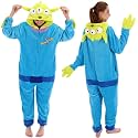 COSUSKET Snug Fit Unisex Adult Onesie Pajamas, Flannel Cosplay Animal One Piece Halloween Costume Sleepwear Homewear