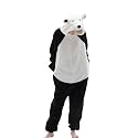 COSUSKET Snug Fit Unisex Adult Onesie Pajamas, Flannel Cosplay Animal One Piece Halloween Costume Sleepwear Homewear