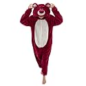 COSUSKET Snug Fit Unisex Adult Onesie Pajamas, Flannel Cosplay Animal One Piece Halloween Costume Sleepwear Homewear
