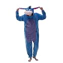 COSUSKET Snug Fit Unisex Adult Onesie Pajamas, Flannel Cosplay Animal One Piece Halloween Costume Sleepwear Homewear