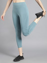 Cosvos Solid Women Light Blue Tights