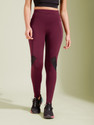 Cosvos Solid Women Maroon Tights