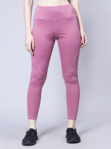 cosvos solid women pink tights