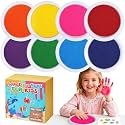 Cosweet 7" Large Washable Ink Pad for Kids Crafts Scrapbook Supplies