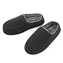 cosyone1997 Mens Slippers Memory Foam Non Slip Backless Moccasins