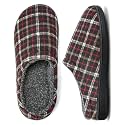 cosyone1997 Mens Slippers Memory Foam Non Slip Backless Moccasins