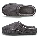 cosyone1997 Mens Slippers Memory Foam Non Slip Backless Moccasins