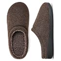 cosyone1997 Mens Slippers Memory Foam Non Slip Backless Moccasins