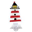 CoTa Global Lighthouse Plug in Glass Night Light Energy Efficient Nightlight Wall Decorative Manual On & Off Switch Incandescent Portable Lights for Stairways Bedroom Kitchen Hallways Bathroom