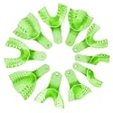 Cotisen Autoclavable Impression Trays (Set of 10) | Durable, Reusable, Dental Trays for Accurate Impressions | Ideal for Professional Dental Use.