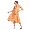 COTLAND Fashions Jaipuri Cotton Flared A-Line Dress