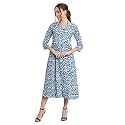 COTLAND Fashions Jaipuri Cotton Flared A-Line Dress
