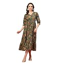 COTLAND Fashions Jaipuri Cotton Printed A-Line Flared