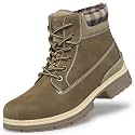 COTTIMO Womens Hiking Snow Winter Boots- Ladies Casual Outdoor Lightweight Ankle Boots Work Backpacking Lace up Fur Lined Walking Trekking Shoes