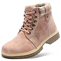 COTTIMO Womens Hiking Snow Winter Boots- Ladies Casual Outdoor Lightweight Ankle Boots Work Backpacking Lace up Fur Lined Walking Trekking Shoes