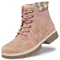 COTTIMO Womens Hiking Snow Winter Boots- Ladies Casual Outdoor Lightweight Ankle Boots Work Backpacking Lace up Fur Lined Walking Trekking Shoes