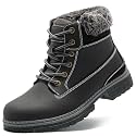 COTTIMO Womens Hiking Snow Winter Boots- Ladies Casual Outdoor Lightweight Ankle Boots Work Backpacking Lace up Fur Lined Walking Trekking Shoes