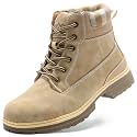 COTTIMO Womens Hiking Snow Winter Boots- Ladies Casual Outdoor Lightweight Ankle Boots Work Backpacking Lace up Fur Lined Walking Trekking Shoes