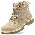 COTTIMO Womens Hiking Snow Winter Boots- Ladies Casual Outdoor Lightweight Ankle Boots Work Backpacking Lace up Fur Lined Walking Trekking Shoes