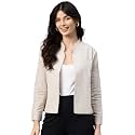 Cottinfab Women Maroon Lightweight Open Front Casual