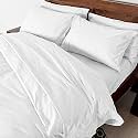 Cottington Lane - 3 PC Elegant Duvet Cover Queen Size - 400 Thread Count 100% Cotton - Duvet/Quilt/Razai Cover Come with Zipper Closer for Protect Your Super Soft Comforter | White Solid