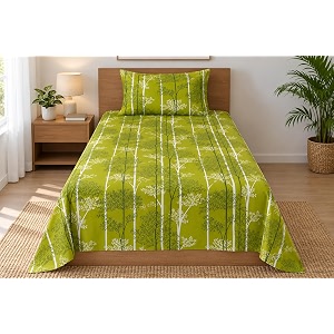 Cottington Lane Cotton Single Bedsheet 68x90 Inch