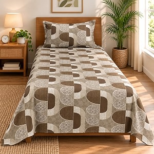 Cottington Lane Cotton Single Bedsheet 68x90 Inch