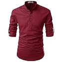 Cotton 4 Button Kurta For Men