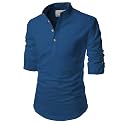 Cotton 4 Button Kurta For Men
