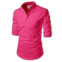 Cotton 4 Button Kurta For Men
