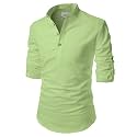 Cotton 4 Button Kurta For Men
