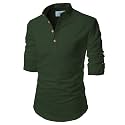 Cotton 4 Button Kurta For Men