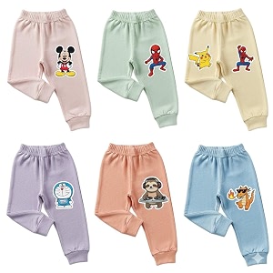 cotton baby boys39 pyjamas printed boys and girls cotton pajama pants unisex baby pajamas kids baby track pant pack of 6 multicolour