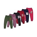 Cotton Baby Boys' Pyjamas, Printed Boys and Girls Cotton Pajama Pants, Unisex Baby Pajamas, Kids Baby Track Pant (Pack of 6) (Multicolour)