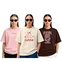 Cotton Blend Oversized Baggy Fit Drop Shoulder