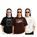 Cotton Blend Oversized Baggy Fit Drop Shoulder