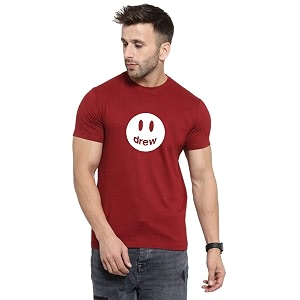 Cotton Blend Printed T Shirt for Men