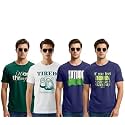 Cotton Blend Regular Fit Half Sleeve Printed