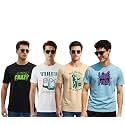 Cotton Blend Regular Fit Half Sleeve Printed