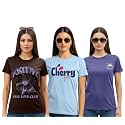 Cotton Blend Regular Fit Round Neck Graphic