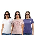 Cotton Blend Regular Fit Round Neck Graphic